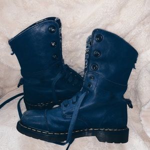 Dark blue Dr Martens Boots